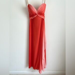Incredible Bob Mackie Vintage silk waterfall dress and scarf occasion